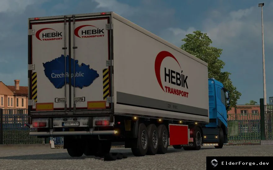 Обложка мода: Автономный прицеп Hebik Transport для Euro Truck Simulator 2