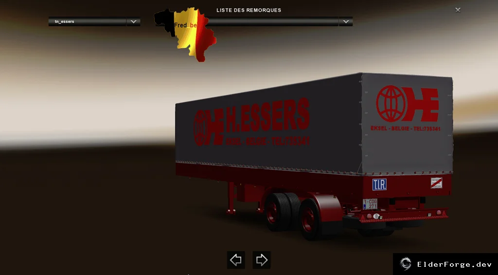 Обложка мода: Автономный прицеп Old Trailer H.Essers для Euro Truck Simulator 2