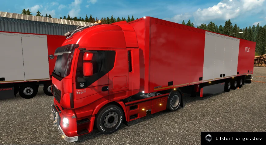 Обложка мода: Автономный прицеп Schmitz ITCC для Euro Truck Simulator 2