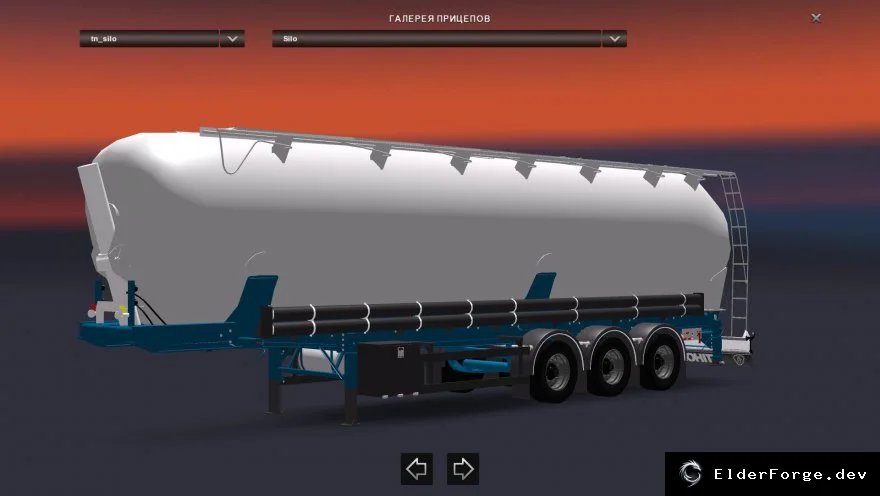 Обложка мода: Автономный прицеп Silo Tanker для Euro Truck Simulator 2 – новые возможности перевозки