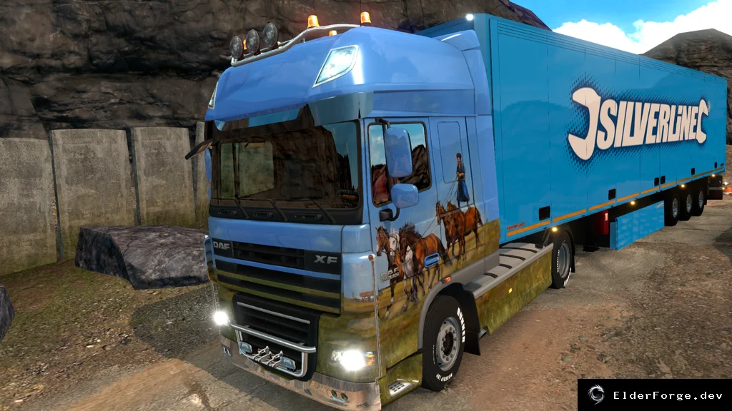 Обложка мода: Автономный прицеп Silverline Tools для Euro Truck Simulator 2