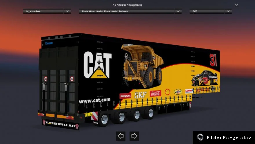 Обложка мода: Автономный прицеп Toten Transport Jumbo для Euro Truck Simulator 2