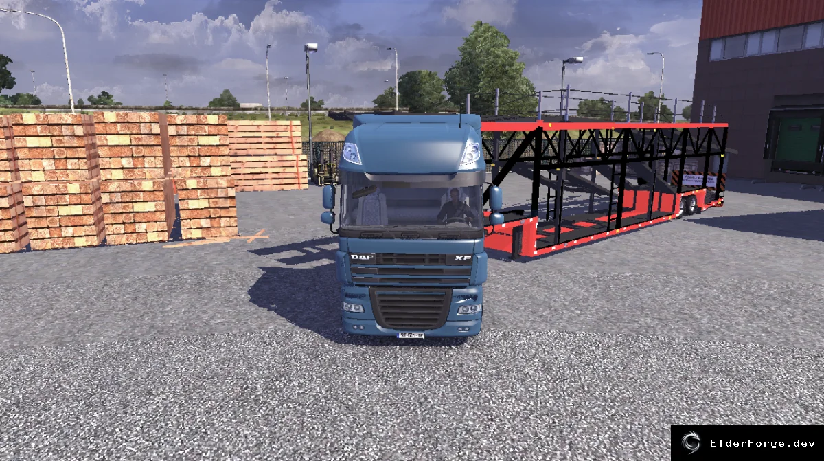 Обложка мода: Автовоз Trailer Cegonha – новый прицеп для Euro Truck Simulator 2