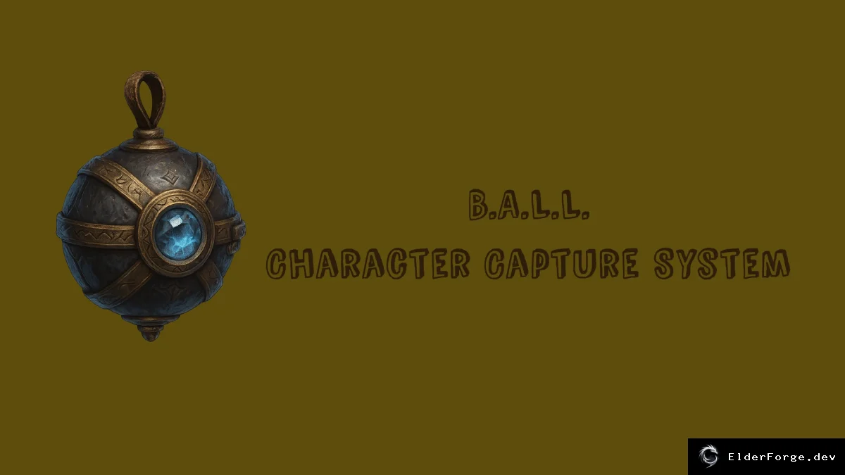 Обложка мода: Baldur's Gate 3: Магический Ловец Б.А.Л.Л. – захват NPC в инвентарь