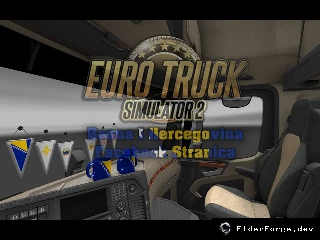 Обложка мода: Balkan Cabin Accessory Pack для Euro Truck Simulator 2 – интерьерные предметы