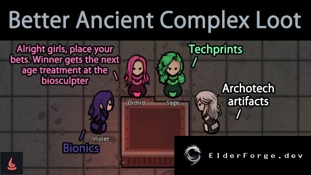 Better Ancient Complex Loot – улучшенный лут для квестов в RimWorld