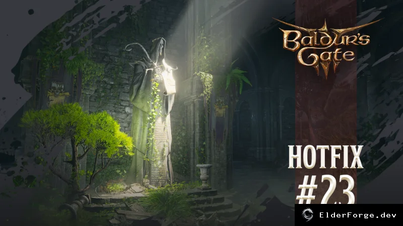 Обложка мода: BG3 Patch 4.1.1.4953010 – исправления ошибок и оптимизация памяти