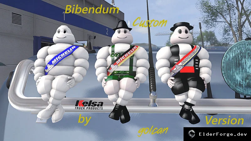 Обложка мода: Bibendum Custom – новые краски месье Bibendum для Euro Truck Simulator 2
