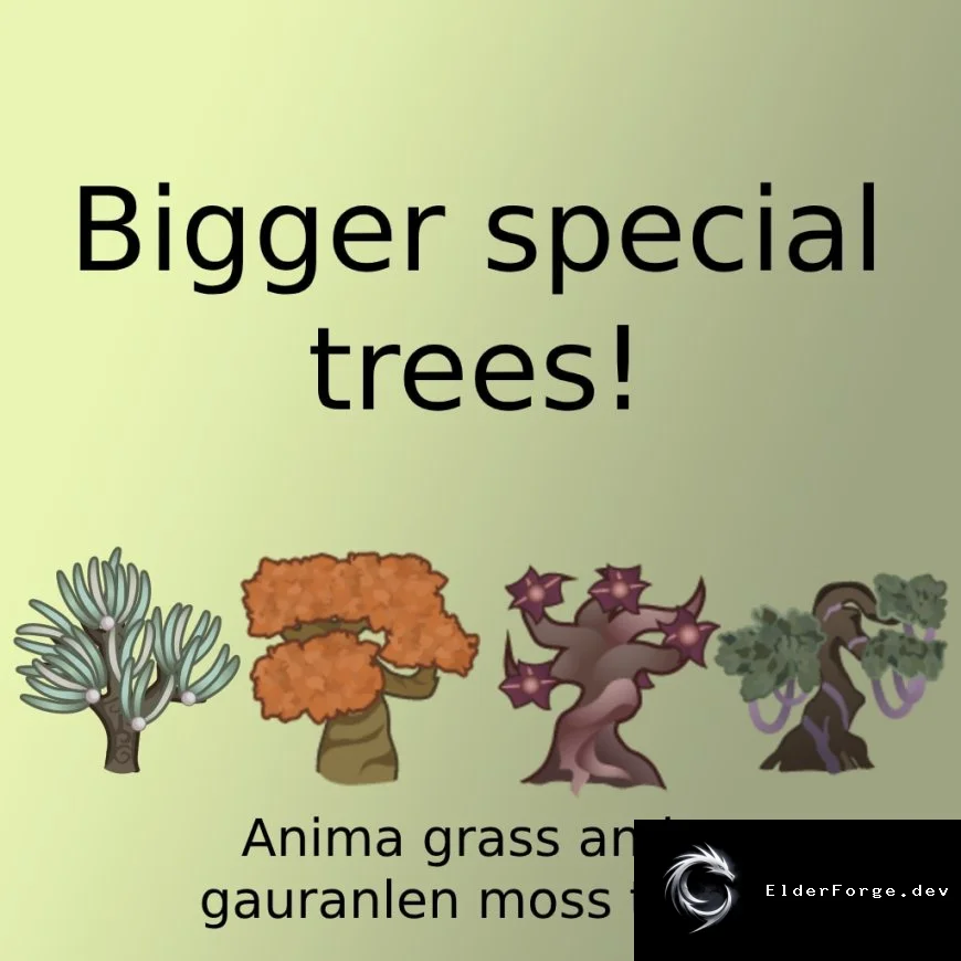 Bigger Special Trees – расширенный набор гигантских деревьев для RimWorld