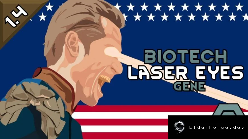Biotech Gene: Laser-Eyes – простые лазерные глаза для RimWorld