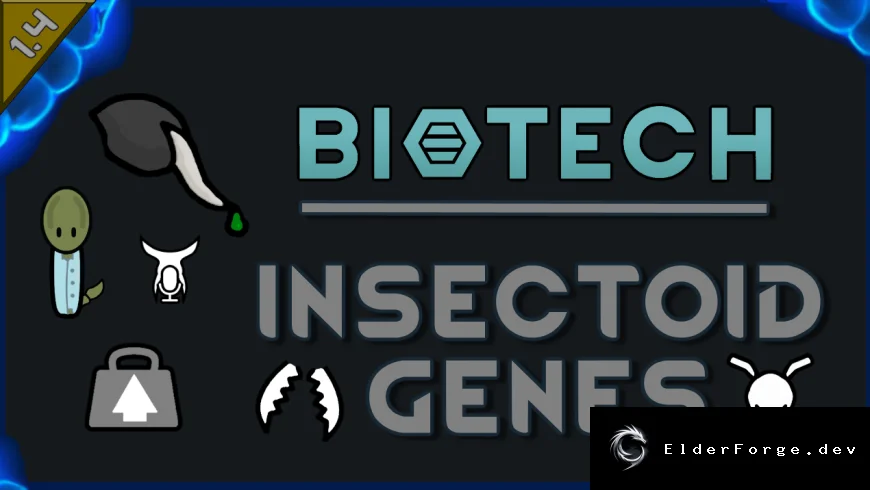 Biotech: Инсектоидные ксенотипы и гены для RimWorld