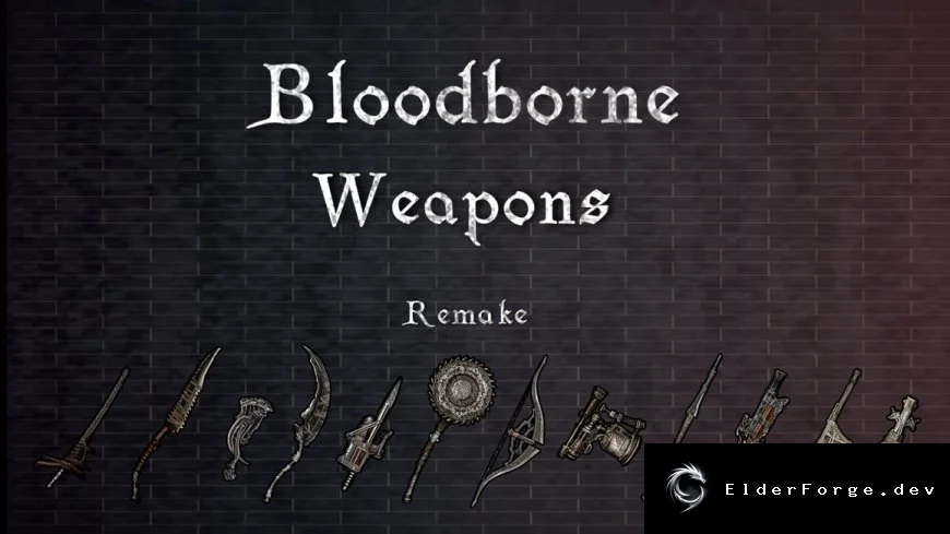 Bloodborne Weapon Pack для RimWorld – новые трансформируемые орудия