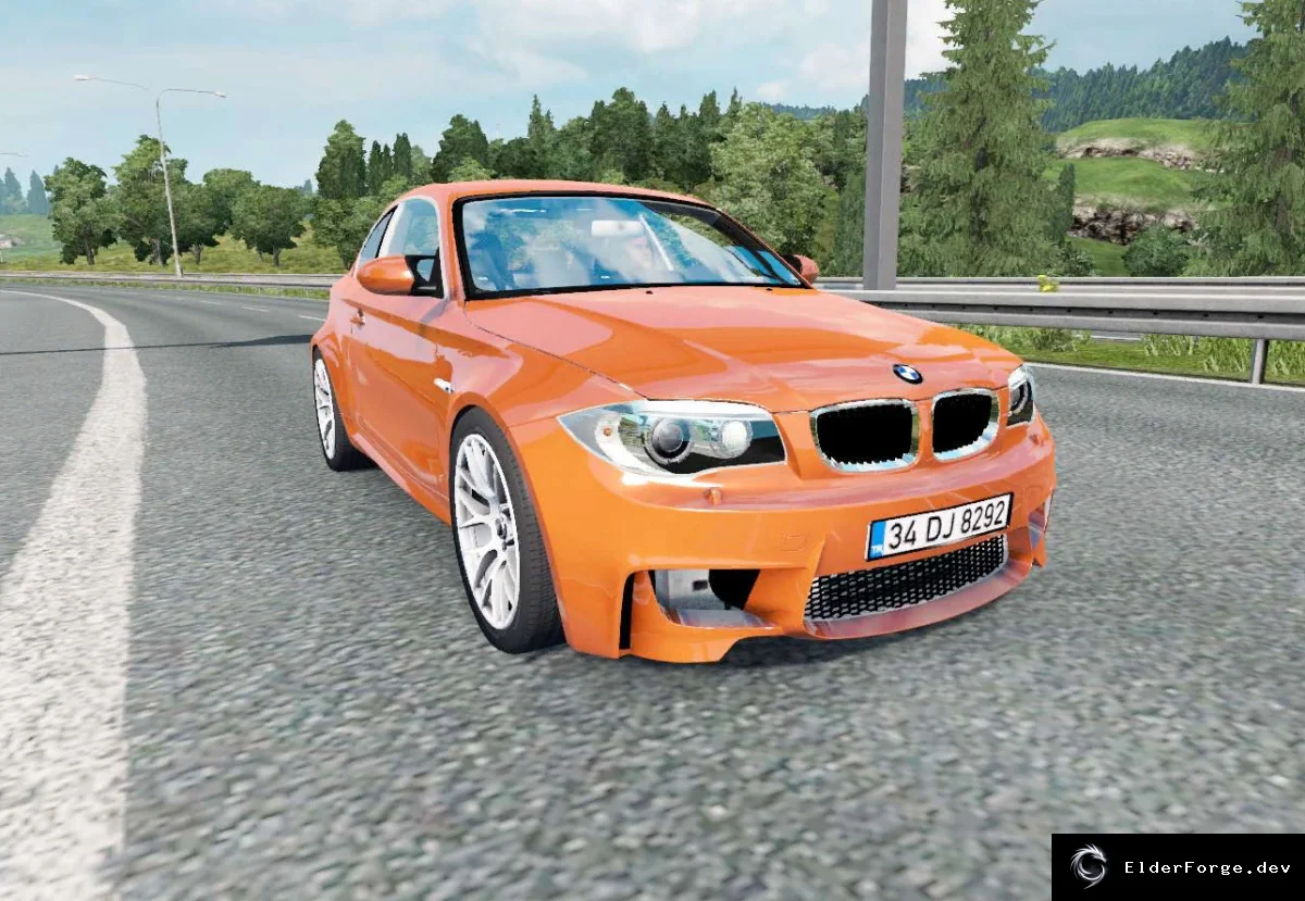 Обложка мода: BMW 1M (E82) 2011 – новый автомобиль в Euro Truck Simulator 2