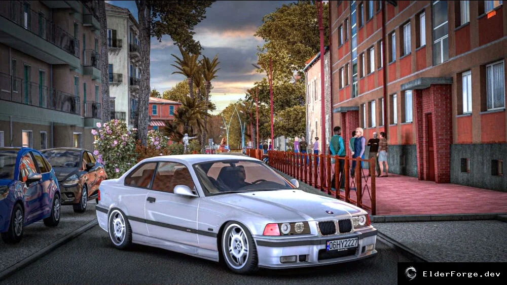 Обложка мода: BMW 3‑Series E36 Coupe для Euro Truck Simulator 2 – полная комплектация