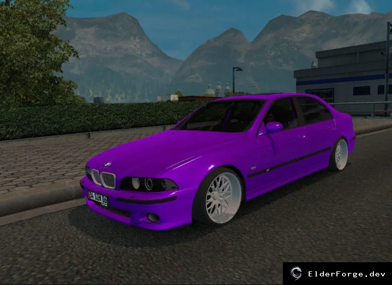 Обложка мода: BMW 540i E3 – новый автомобиль для Euro Truck Simulator 2