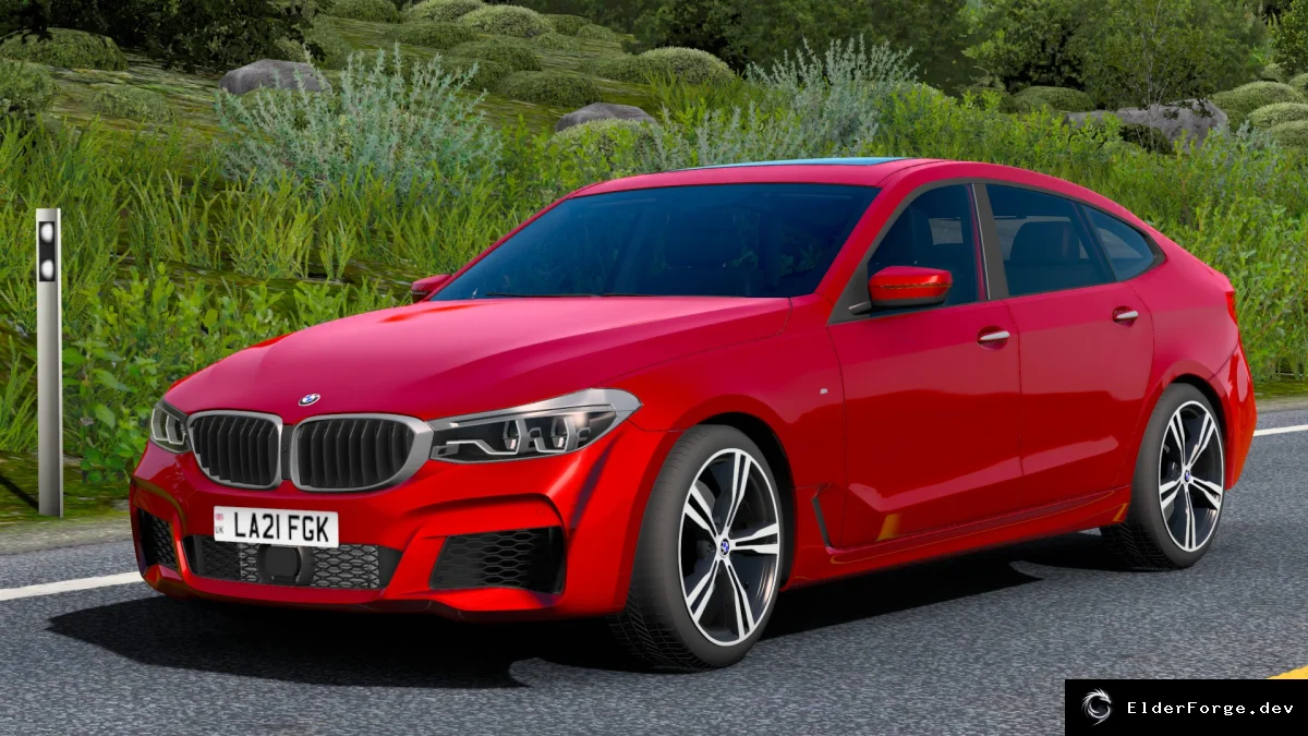 Обложка мода: BMW 6‑Series GT G32 для Euro Truck Simulator 2 – полная комплектация v2.3