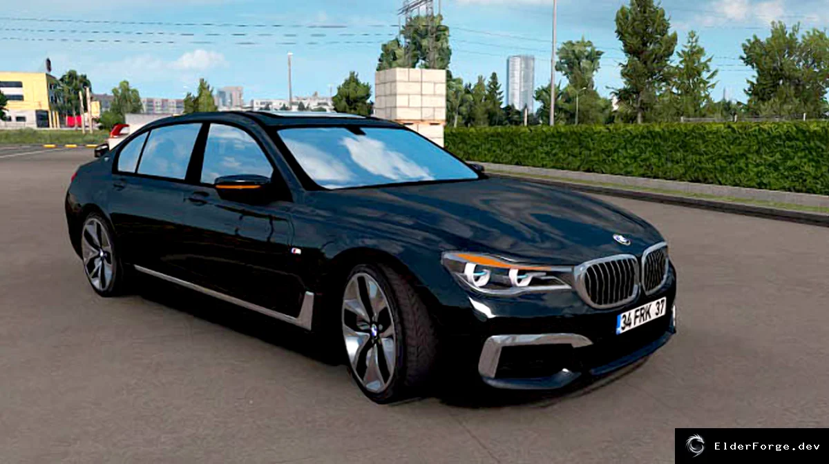 Обложка мода: BMW 760 XDrive для Euro Truck Simulator 2 – полная комплектация 1.60