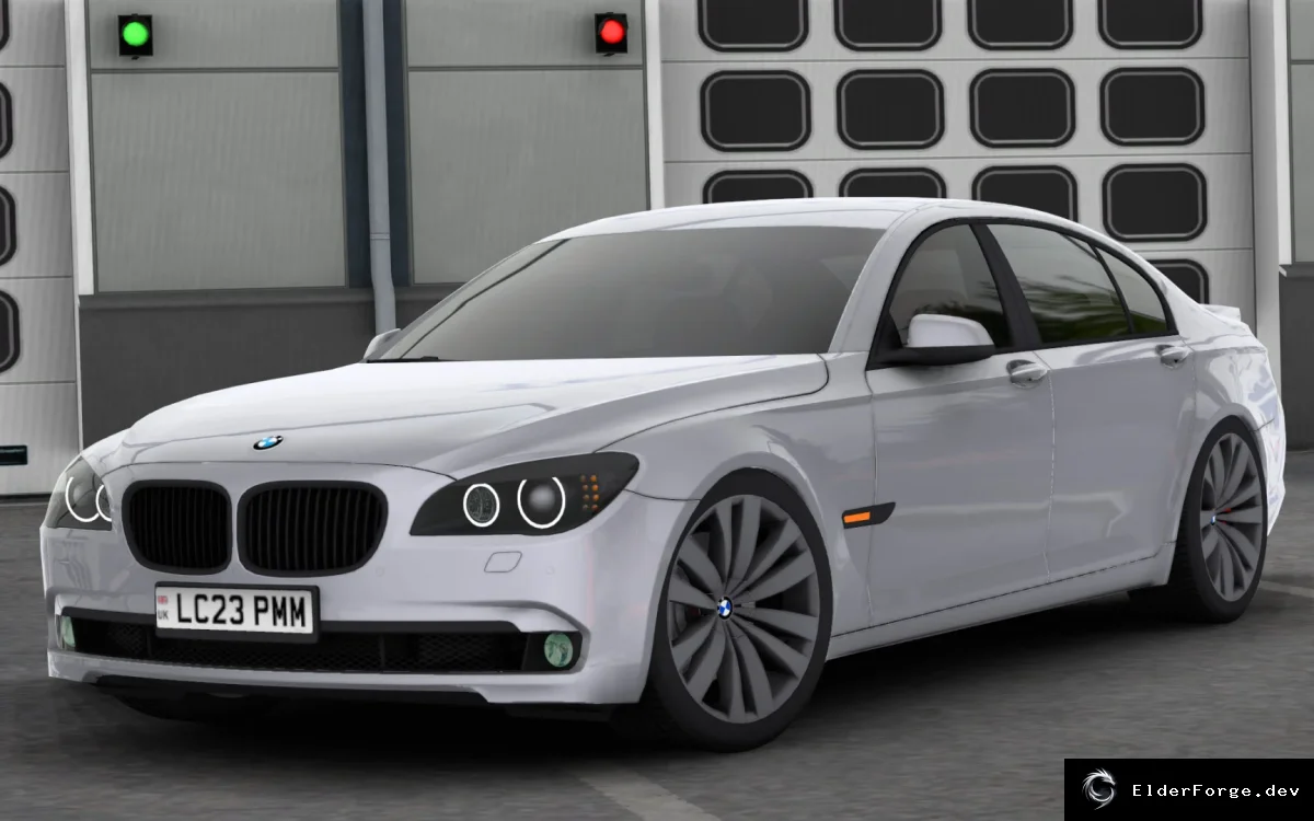 Обложка мода: BMW 7‑Series F02 2011 – новый автомобиль для Euro Truck Simulator 2