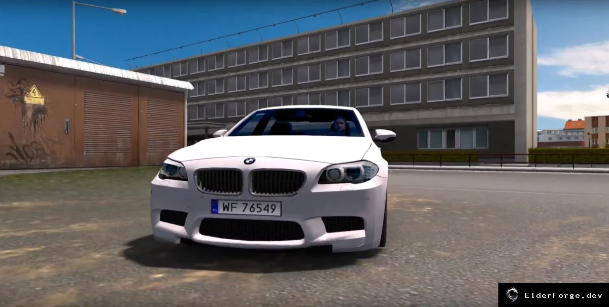 Обложка мода: BMW F10 2010 – реалистичный мод для Euro Truck Simulator 2 (ETS2)