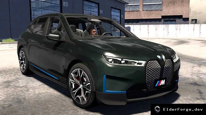 Обложка мода: BMW IX M60 2023 – новый электромобиль для Euro Truck Simulator 2