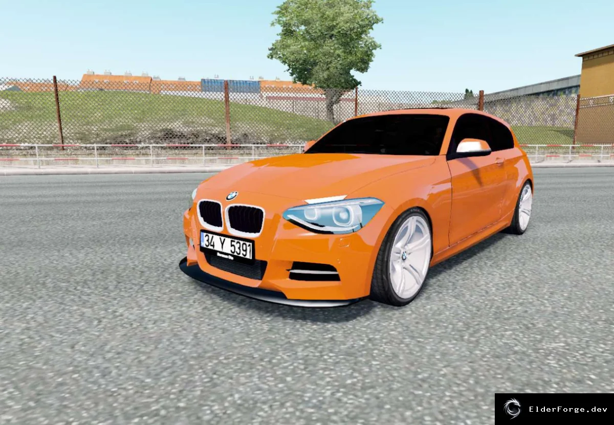 Обложка мода: BMW M135i (F21) 2015 – новый легковой автомобиль для Euro Truck Simulator 2