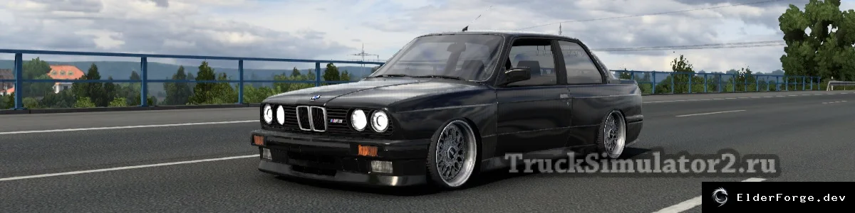 Обложка мода: BMW M3 E30 – легковой автомобиль для Euro Truck Simulator 2