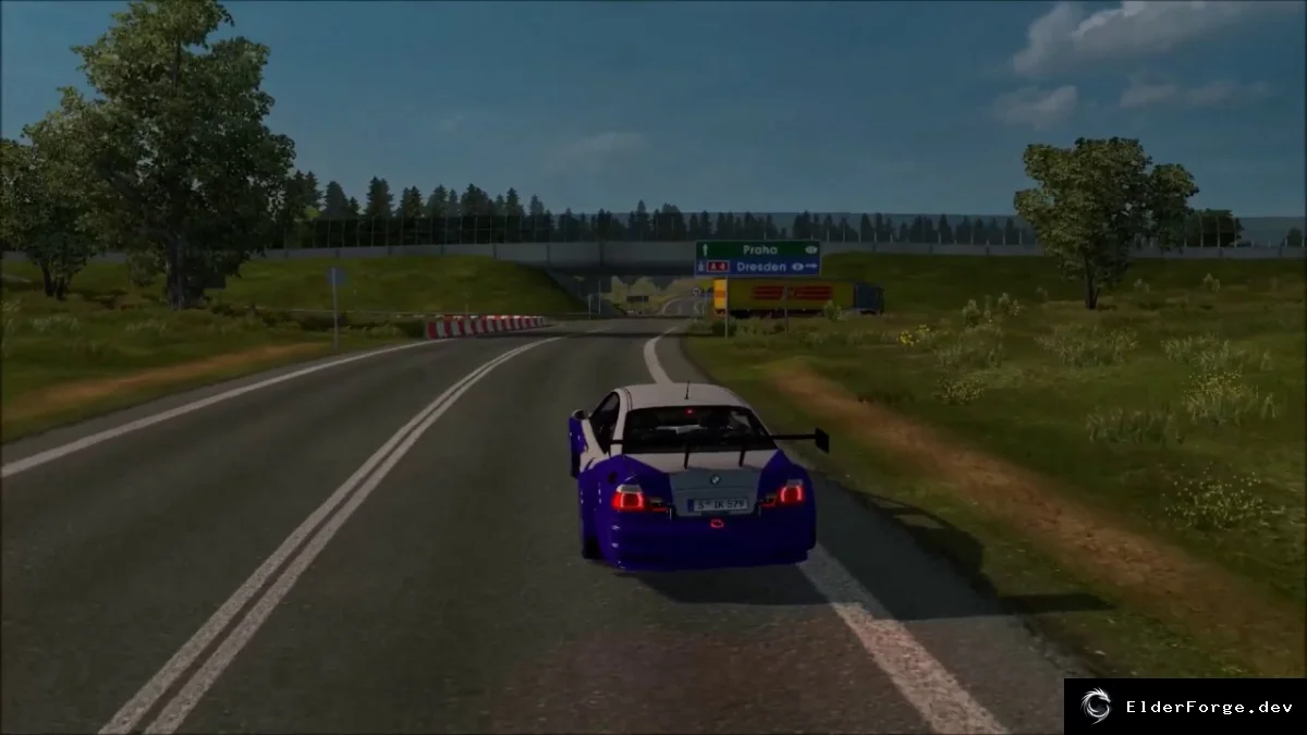 Обложка мода: BMW M3 E46 + M3 GTR для Euro Truck Simulator 2 – новые тюнинги и скины