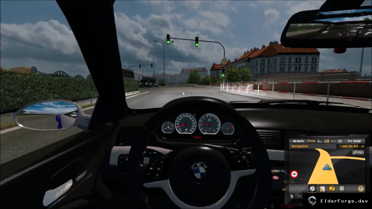 Обложка мода: BMW M3 E46 + M3 GTR для Euro Truck Simulator 2 – полный тюнинг