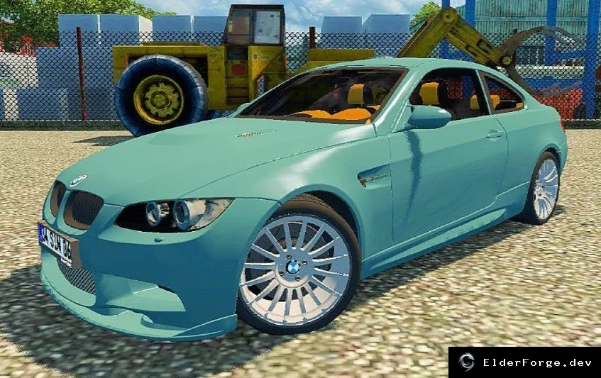 Обложка мода: BMW M3 E92 2008 для Euro Truck Simulator 2 – версия 1.35.x (v2.0)