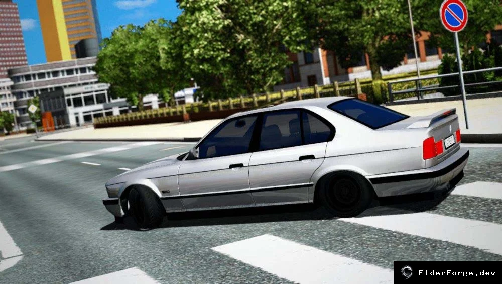 Обложка мода: BMW M5 E34 для Euro Truck Simulator 2 – обновление 1.31.x, новые диски и анимации