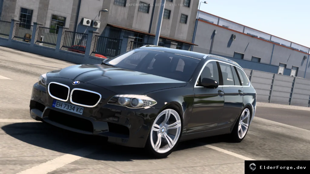 Обложка мода: BMW M5 Touring – новый легковой автомобиль в Euro Truck Simulator 2