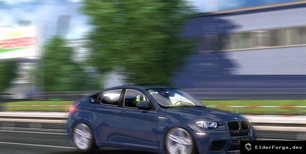 Обложка мода: BMW X6 BRKTN24 – мод для Euro Truck Simulator 2 с уникальными звуками и колесами