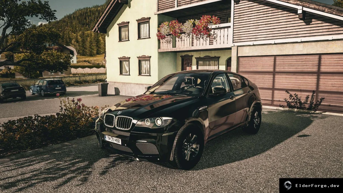 Обложка мода: BMW X6M E71 2010 для Euro Truck Simulator 2 – полная комплектация