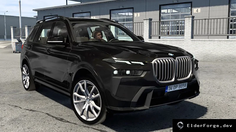 Обложка мода: BMW X7 2023 для Euro Truck Simulator 2 – полные модификации