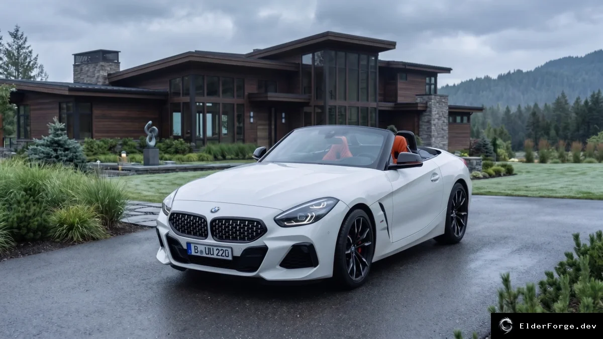 Обложка мода: BMW Z4 M40i 2019 для Euro Truck Simulator 2 – реалистичный автомобиль