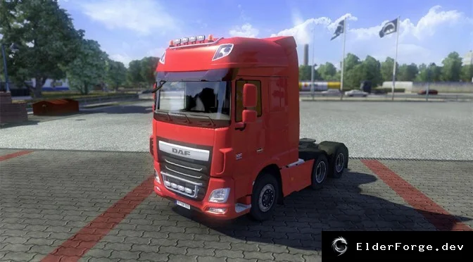 Обложка мода: Боковые пороги DAF Euro 6 для Euro Truck Simulator 2 – бета‑версия
