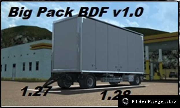 Обложка мода: Большой пакет BDF тандемных прицепов для Euro Truck Simulator 2 (v1.0)