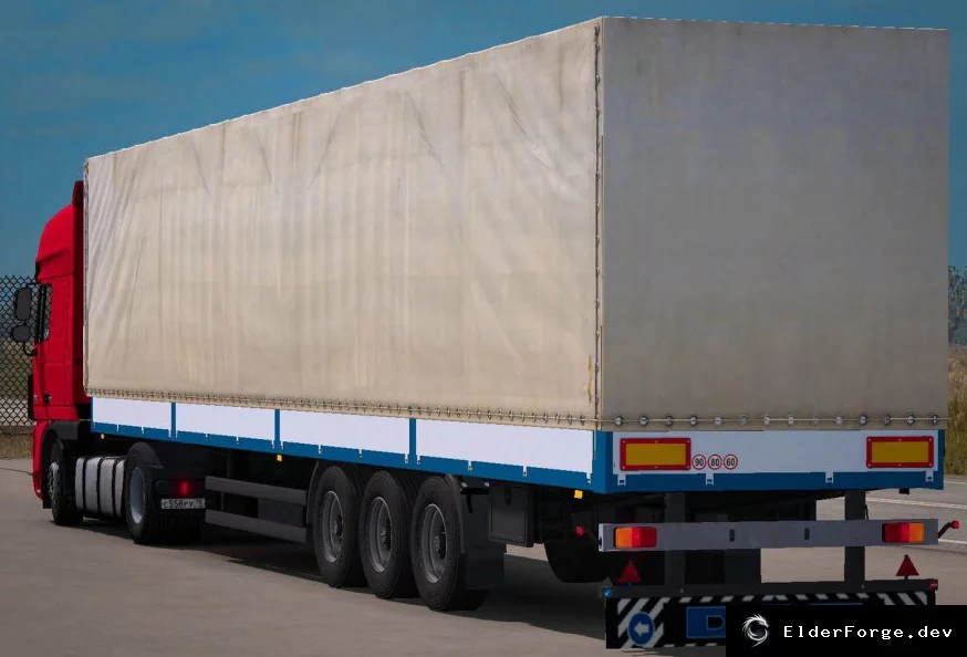 Обложка мода: Bort Тент – новый прицеп для Euro Truck Simulator 2 (замена Krone Coolliner)