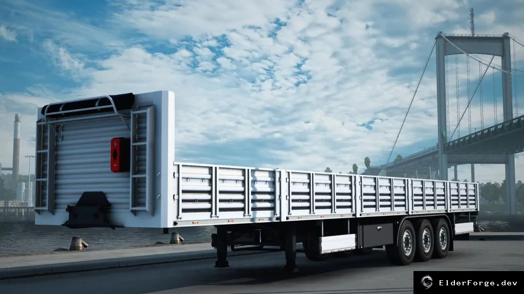Обложка мода: Бортовой прицеп в собственность для Euro Truck Simulator 2 – расширенный мод