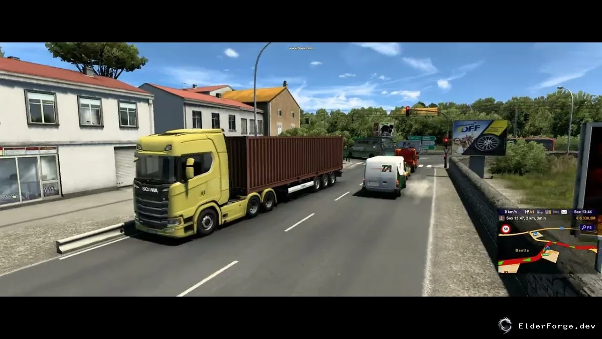 Обложка мода: Бразильская реклама в Euro Truck Simulator 2 – новые рекламные щиты и остановки