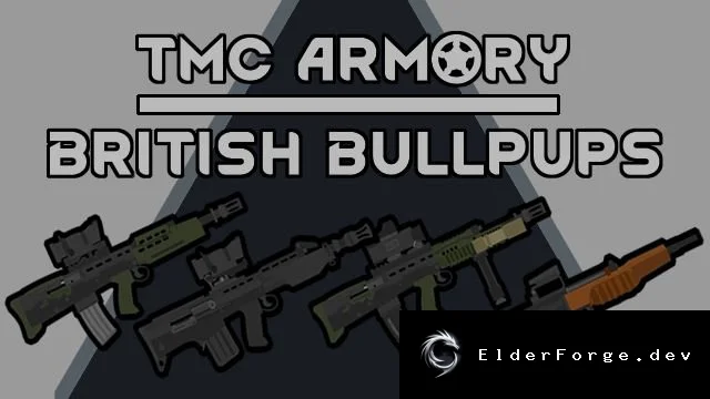 British Bullpup Rifles – набор L85A1, L85A2, XL60 и EM‑2 для RimWorld
