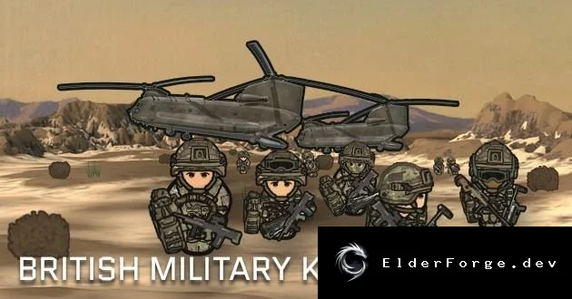 British Military Kit – британская военная форма и снаряжение для RimWorld