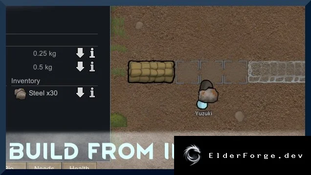 Build From Inventory — Строительство из инвентаря в RimWorld