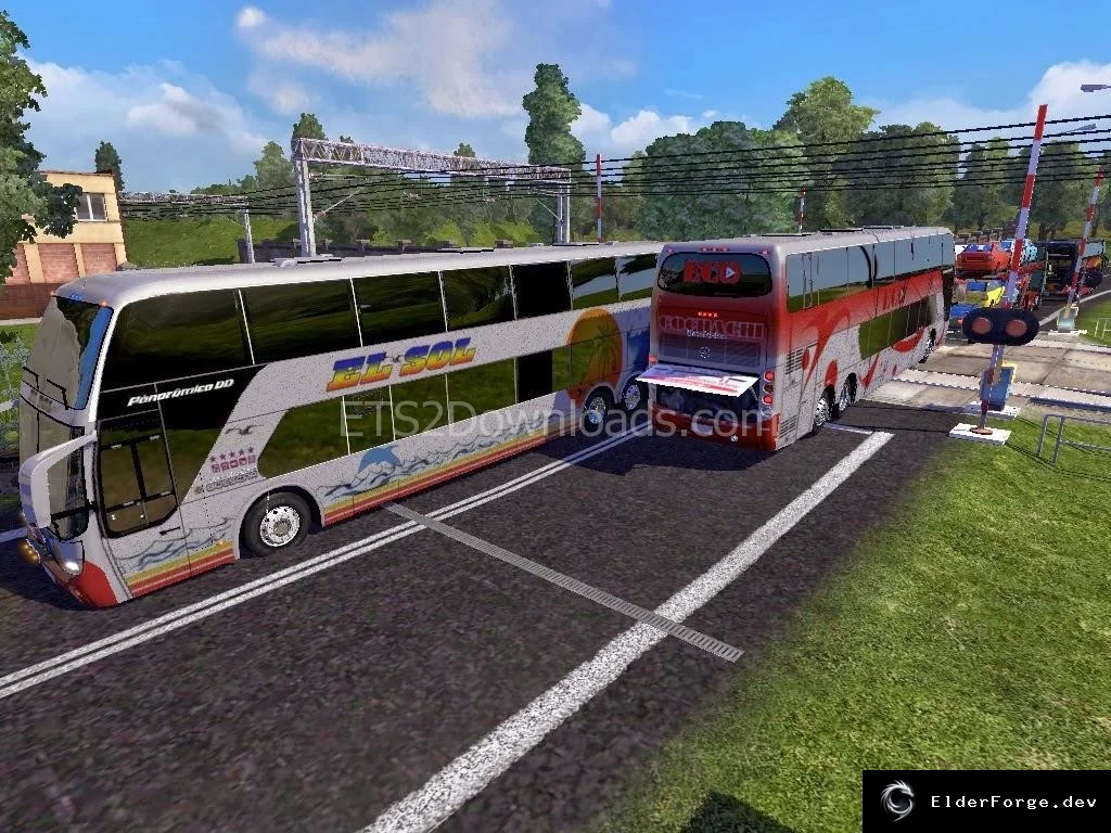Обложка мода: Bus for AI Traffic – новые автобусы в трафике Euro Truck Simulator 2