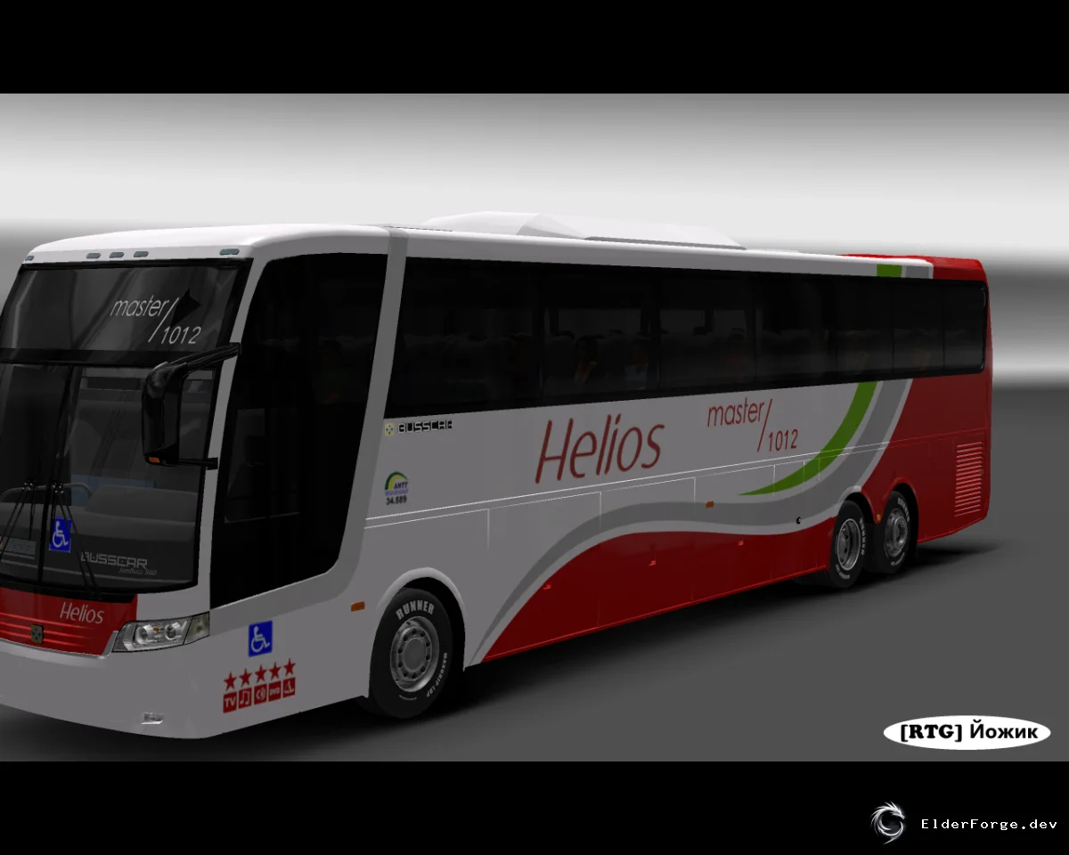 Обложка мода: BUSSCAR JUMBUSS 360 – детализированный автобус для Euro Truck Simulator 2