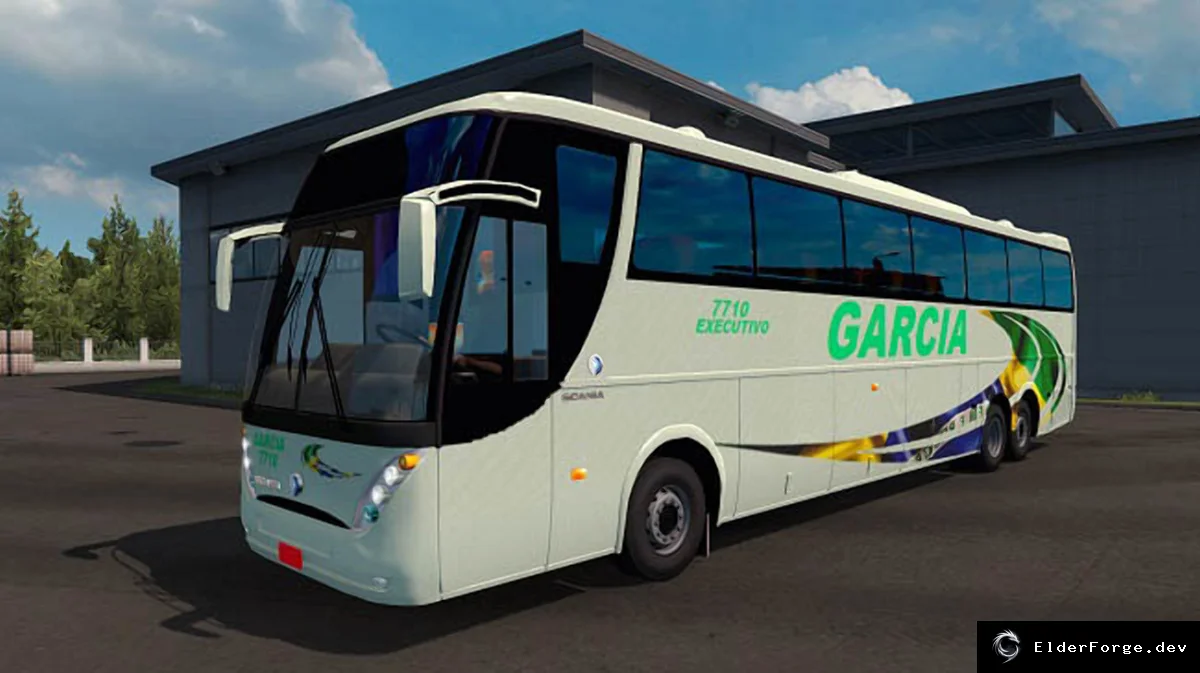 Обложка мода: Caio Giro 3600 – новый автобус для Euro Truck Simulator 2 (v1.1)