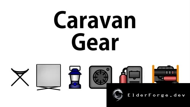 Caravan Gear – портативное снаряжение для караванов в RimWorld