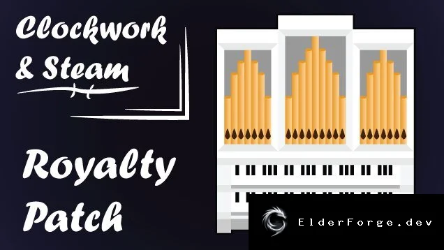 CaS – Royalty Patch для RimWorld: расширение возможностей Clockwork And Steam