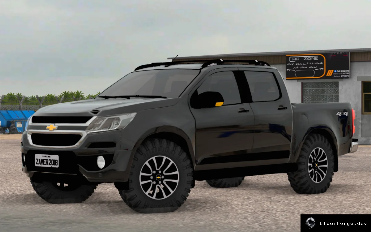 Обложка мода: Chevrolet S10 High Country 2017 для Euro Truck Simulator 2 – полный набор