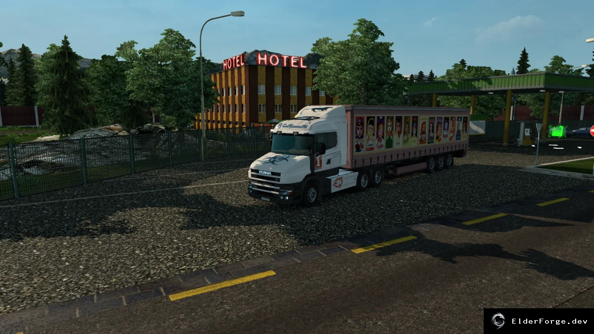 Обложка мода: Chocolate Alenka Trailer – автономный шоколадный трейлер для ETS2
